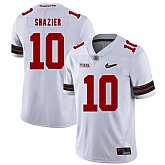 Ohio State Buckeyes 10 Ryan Shazier White Diamond Nike Logo College Football Jersey Dzhi,baseball caps,new era cap wholesale,wholesale hats